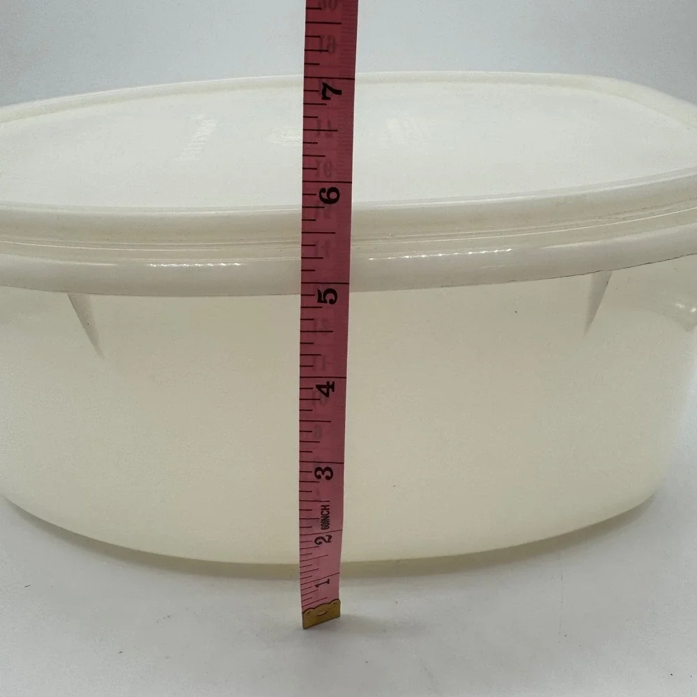 Vintage Tupperware Flavor Saver Roast Ham Keeper 3 Pc Container Insert Lid 487